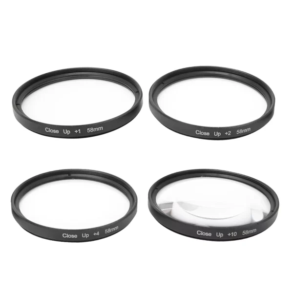 KIT FILTROS MACRO EFECTO LUPA +1 +2 +4 +10 40.5MM - Imagen 6