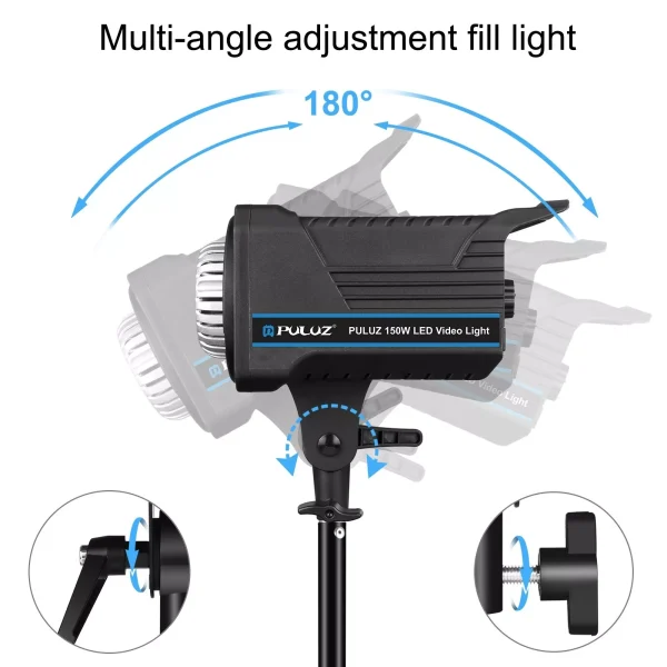 CAÑON FOCO LED PULUZ 150W MONTURA BOWENS - Imagen 7