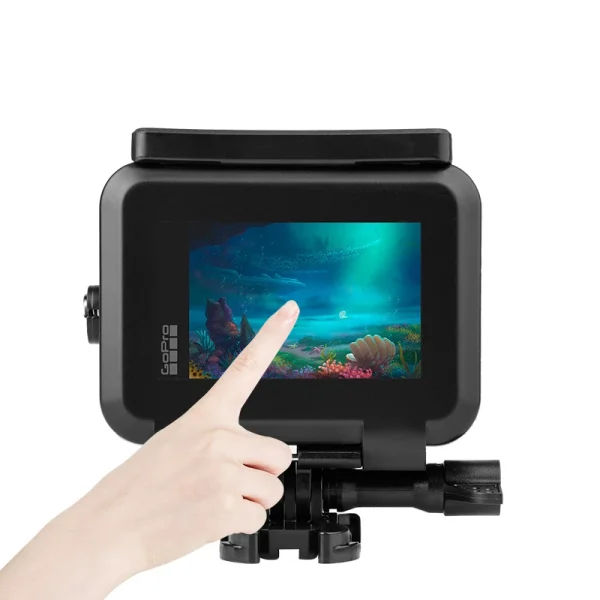 CARCASA SUMERGIBLE PARA GOPRO 9, 10, 11 & 12 NEGRA - Imagen 5