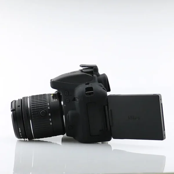 FUNDA SILICONA PARA NIKON D5300 NEGRA - Imagen 4