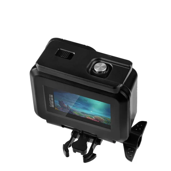 CARCASA SUMERGIBLE PARA GOPRO 9, 10, 11 & 12 NEGRA - Imagen 6