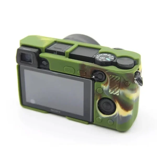 FUNDA SILICONA PARA SONY A6000 A6100 A6300 A6400 COLOR MILITAR - Imagen 2