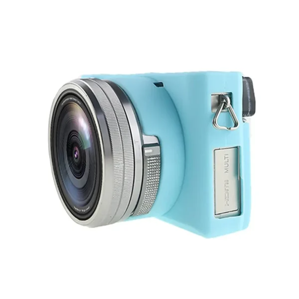 FUNDA SILICONA PARA SONY A5000 A5100 CELESTE - Imagen 4