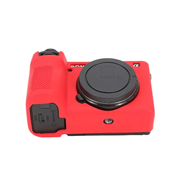 FUNDA SILICONA PARA SONY A6500 ROJA - Imagen 2