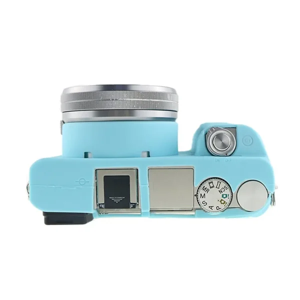 FUNDA SILICONA PARA SONY A5000 A5100 CELESTE - Imagen 5