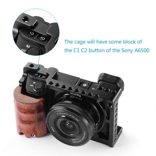 CAGE JAULA SMALLRIG SONY A6000 A6300 A6400 A6500 (1661) - Imagen 3