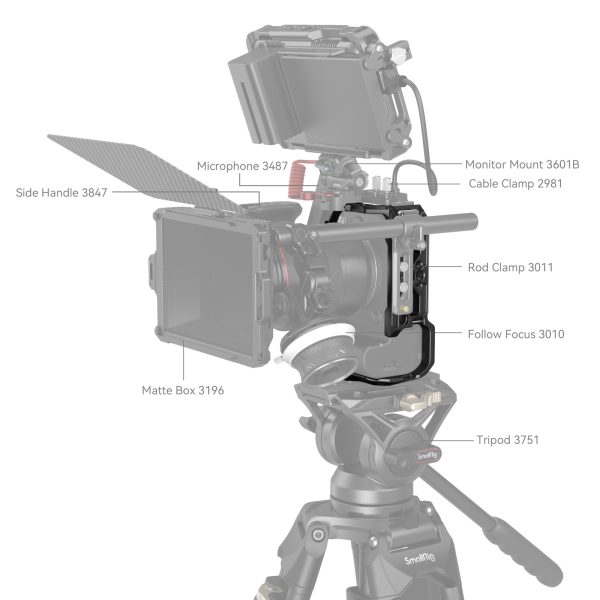 CAGE JAULA SMALLRIG CANON EOS R6 MARK II (4159) - Imagen 8