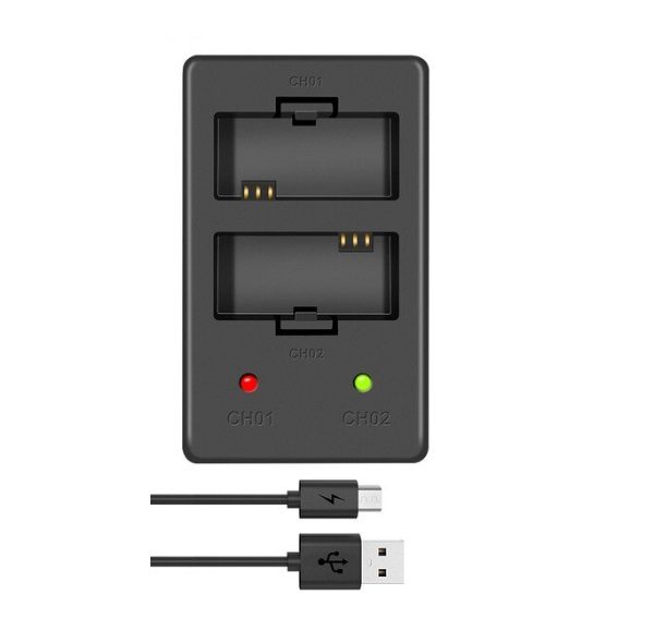 KIT 2 BATERÍAS + CARGADOR DUAL GOPRO 13 ALTERNATIVA - Imagen 3