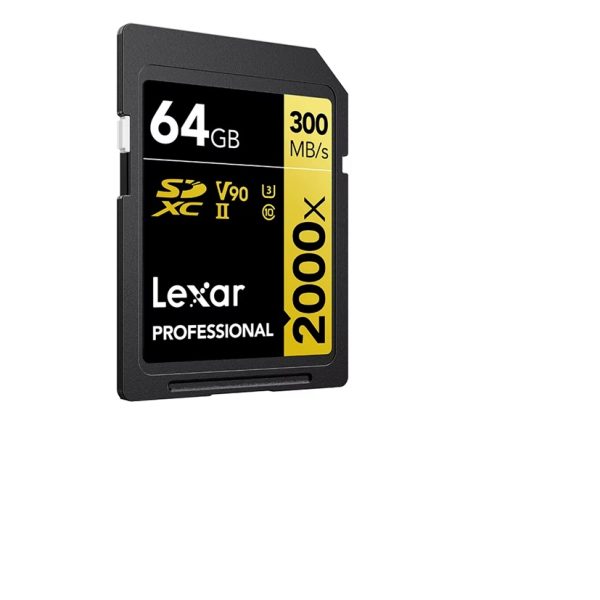 TARJETA SD LEXAR PROFESSIONAL 2000X 64GB V90 - Imagen 2