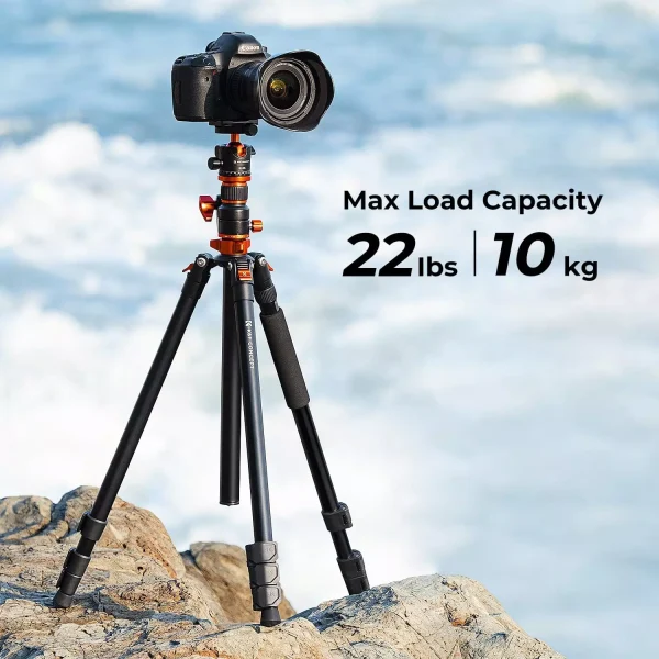 TRÍPODE MONÓPODO KF CONCEPT T254A7 + CABEZAL BH-28L - Imagen 6