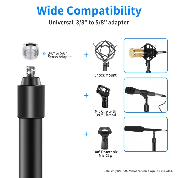 BRAZO PARA MICRÓFONO AMBIENTAL NEEWER NW-7000 - Imagen 2