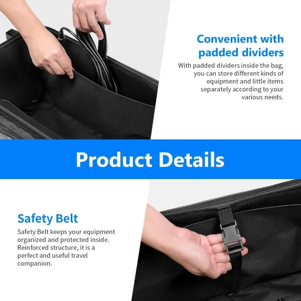 BOLSO EXTRA GRANDE PARA TRANSPORTE NEEWER CON RUEDAS - Imagen 2