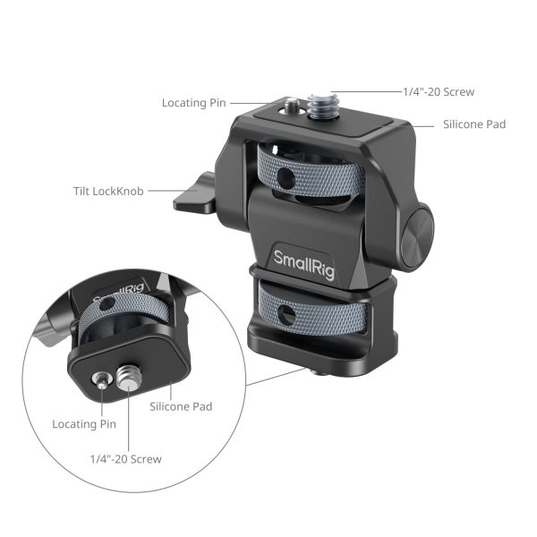 SOPORTE SMALLRIG DE MONITOR GIRATORIO E INCLINABLE CON TORNILLOS DE 1/4"-20 (4886) - Imagen 7
