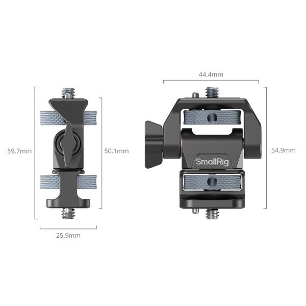 SOPORTE SMALLRIG DE MONITOR GIRATORIO E INCLINABLE CON TORNILLOS DE 1/4"-20 (4886) - Imagen 8