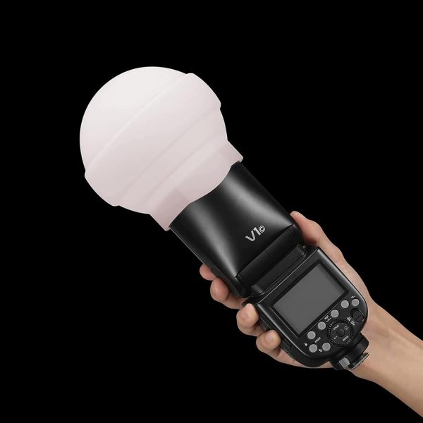 DIFUSOR SILICONA GODOX AK-R22 FLASH V1 V1PRO V100 AD100 AD200 ETC