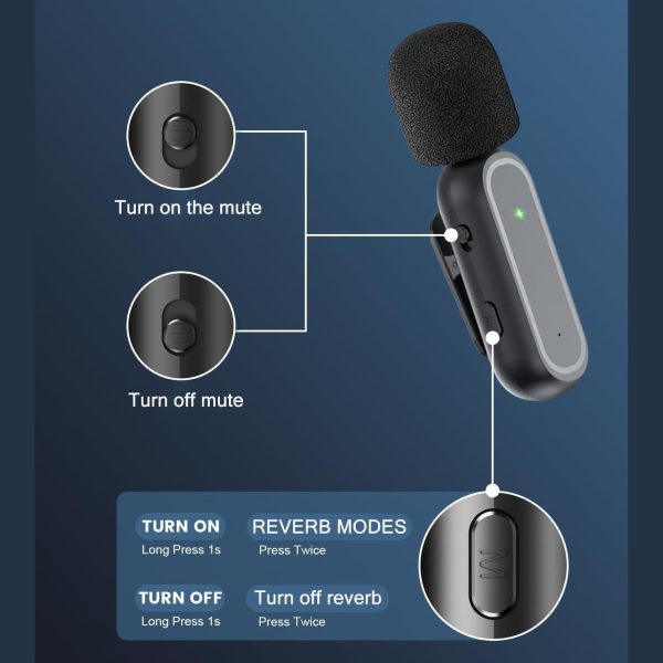 MICROFONO LAVALIER SOLAPA K61 MICRO USB C - Imagen 5