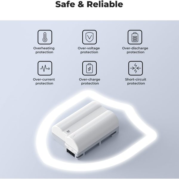 BATERÍA USB-C KF CONCEPT EN-EL15C NIKON 2600MAH - Imagen 6