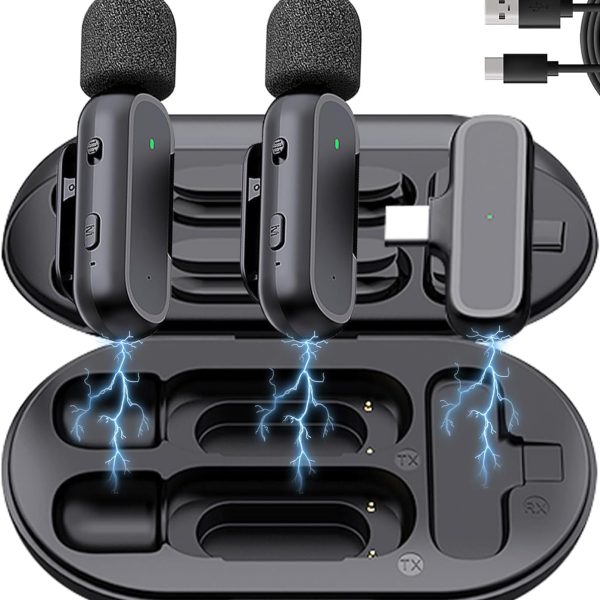 MICROFONO LAVALIER SOLAPA K61 MICRO USB C