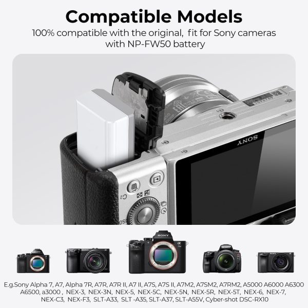 BATERÍA USB-C KF CONCEPT NP-FW50 SONY 1100MAH - Imagen 5