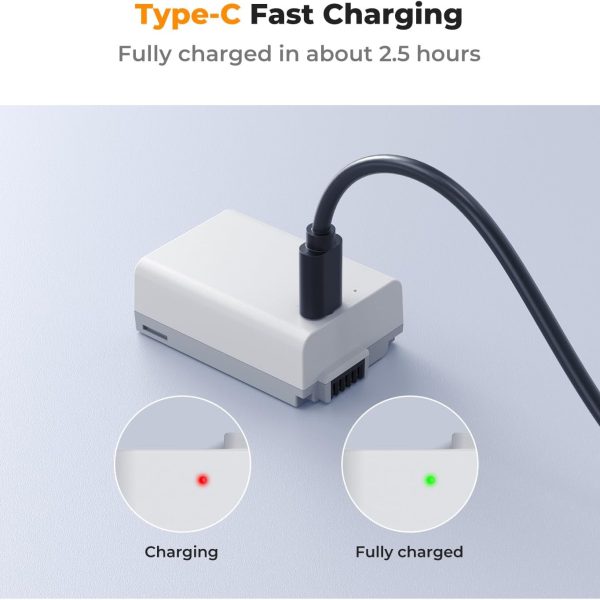 BATERÍA USB-C KF CONCEPT EN-EL25 NIKON 1250 MAH - Imagen 2