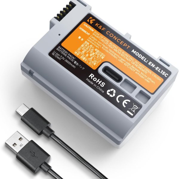 BATERÍA USB-C KF CONCEPT EN-EL15C NIKON 2600MAH