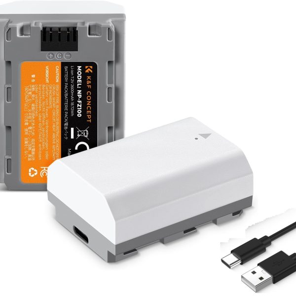 BATERÍA USB-C KF CONCEPT NP-FZ100 SONY 2600MAH