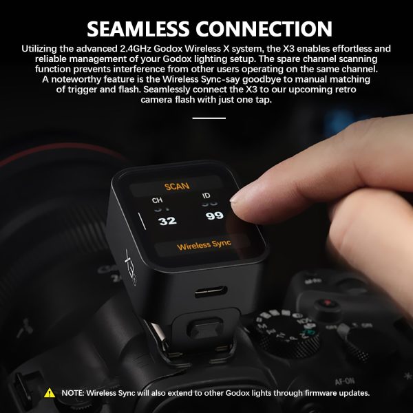TRIGGER GODOX X3 PARA NIKON TTL HSS - Imagen 5