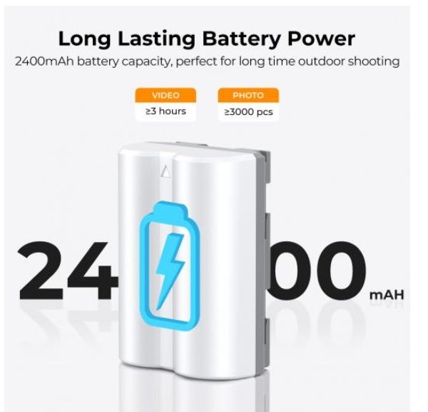 BATERÍA USB-C KF CONCEPT NP-W235 FUJI 2400MAH - Imagen 3