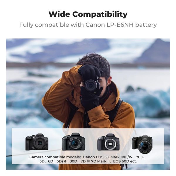 KIT KF CONCEPT CARGADOR TRIPLE + 3 BATERÍAS LP-E6 PARA CANON - Imagen 9