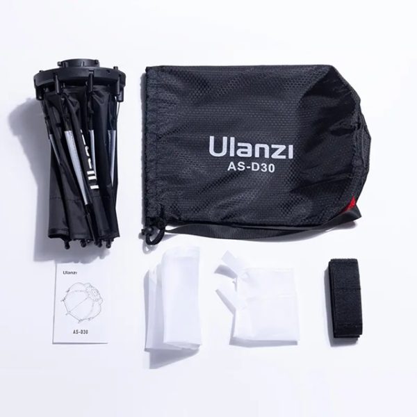 MINI SOFTBOX OCTAGONAL ULANZI AS-D30 + GRILLA MINI BOWENS - Imagen 9