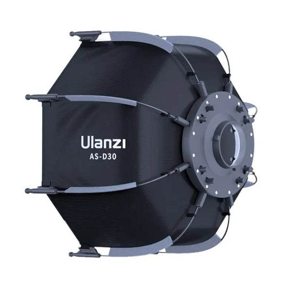 MINI SOFTBOX OCTAGONAL ULANZI AS-D30 + GRILLA MINI BOWENS