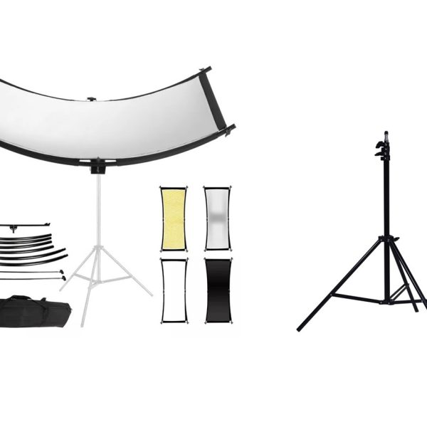 PANTALLA REFLECTOR CURVO 4 EN 1 110CM RETRATO + ATRIL