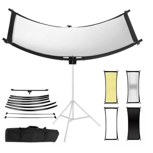 PANTALLA REFLECTOR CURVO 4 EN 1 110CM RETRATO