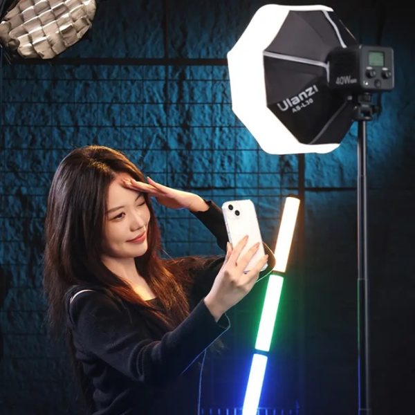 MINI SOFTBOX LINTERNA ULANZI AS-L30 MINI BOWENS - Imagen 3