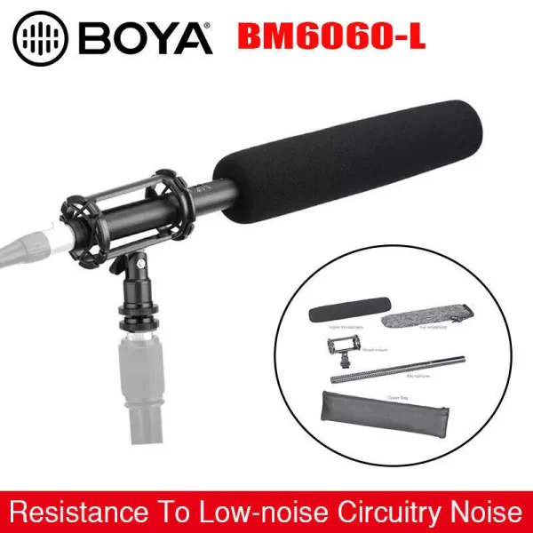 MICRÓFONO SUPERCARDIODIE AMBIENTAL BOYA BY-BM6060L - Imagen 2