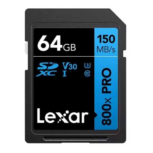 TARJETA SD LEXAR PROFESSIONAL 800X PRO 64GB