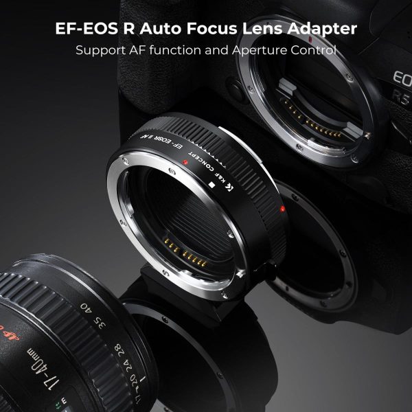 KF CONCEPT ADAPTADOR MONTURA CANON EF/EFS A CANON R CON AUTOFOCO EF/EFS-R - Imagen 9