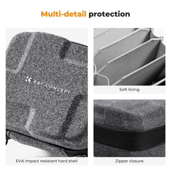 BOLSO IMPERMEABLE PARA FILTROS HASTA 95MM 10 ESPACIOS KF CONCEPT - Imagen 3