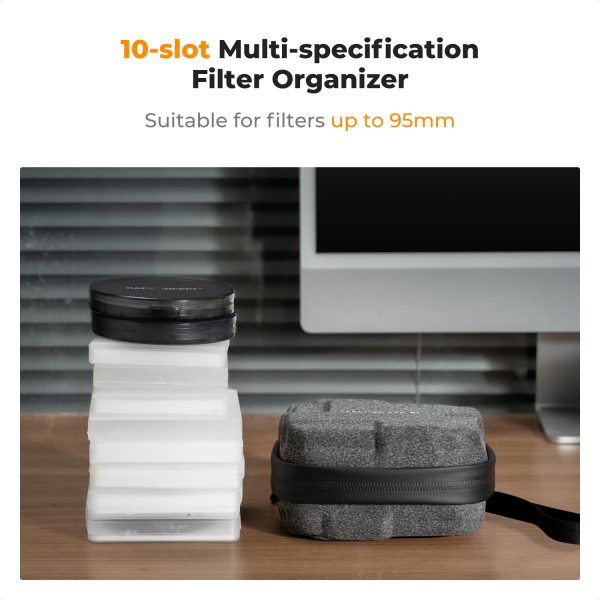 BOLSO IMPERMEABLE PARA FILTROS HASTA 95MM 10 ESPACIOS KF CONCEPT - Imagen 6