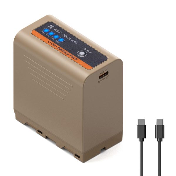 BATERÍA KF CONCEPT NP-F970 10500 MAH CARGA RÁPIDA BIDIRECCIONAL