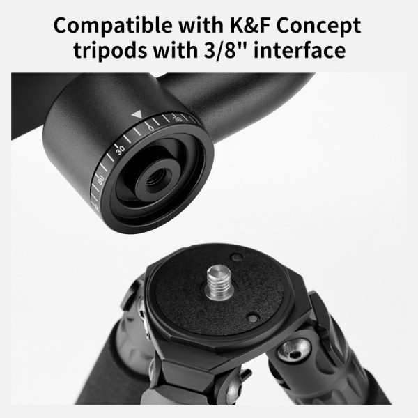KF CONCEPT CABEZAL CARDÁN PANORÁMICO 360 GRADOS ALEACIÓN ALUMINIO - Imagen 10