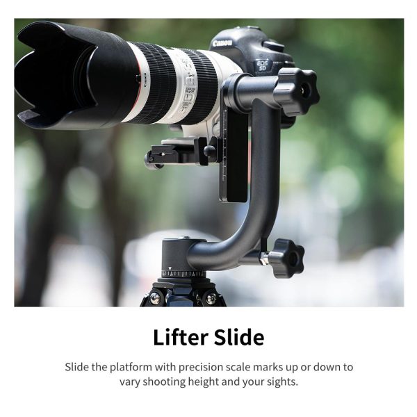 KF CONCEPT CABEZAL CARDÁN PANORÁMICO 360 GRADOS ALEACIÓN ALUMINIO - Imagen 8