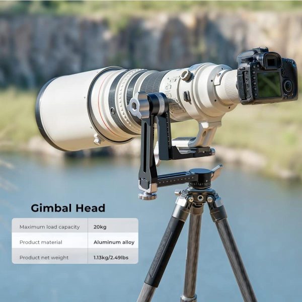 KF CONCEPT CABEZAL CARDÁN PANORÁMICO 360 GRADOS ALTA RESISTENCIA 20KG CAPACIDAD - Imagen 3