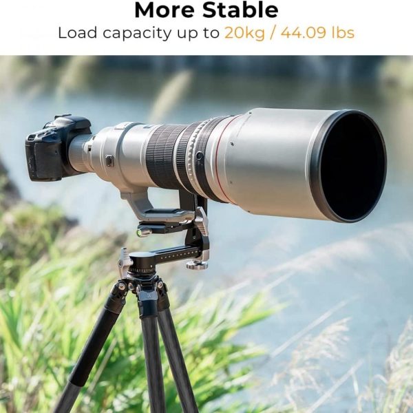 KF CONCEPT CABEZAL CARDÁN PANORÁMICO 360 GRADOS ALTA RESISTENCIA 20KG CAPACIDAD - Imagen 4