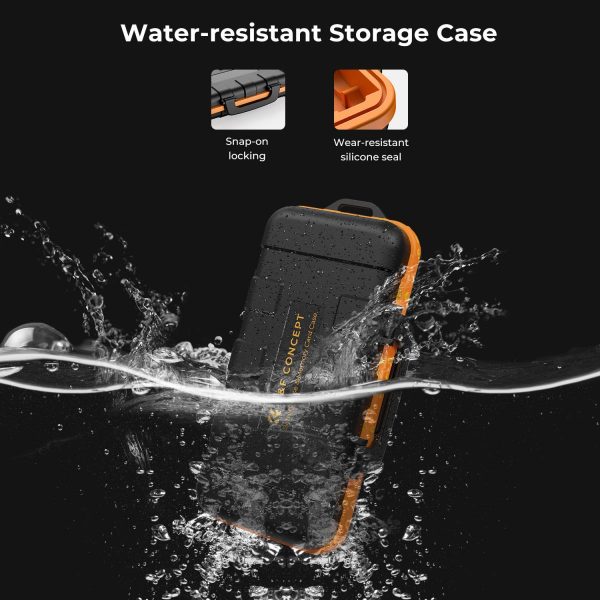 ESTUCHE IMPERMEABLE KF CONCEPT PARA TARJETA BATERÍA PILAS - Imagen 3