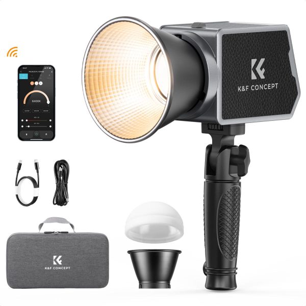 CAÑÓN LED K&F CONCEPT PL-60B 60W CON BATERÍA INTEGRADA DE 4500 MAH