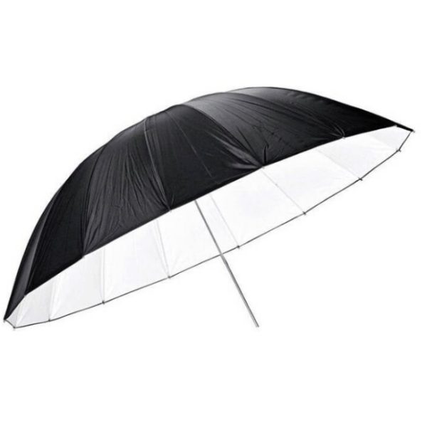PARAGUAS NEGRO EXTERIOR BLANCO INTERIOR 190CM GODOX UB-L1