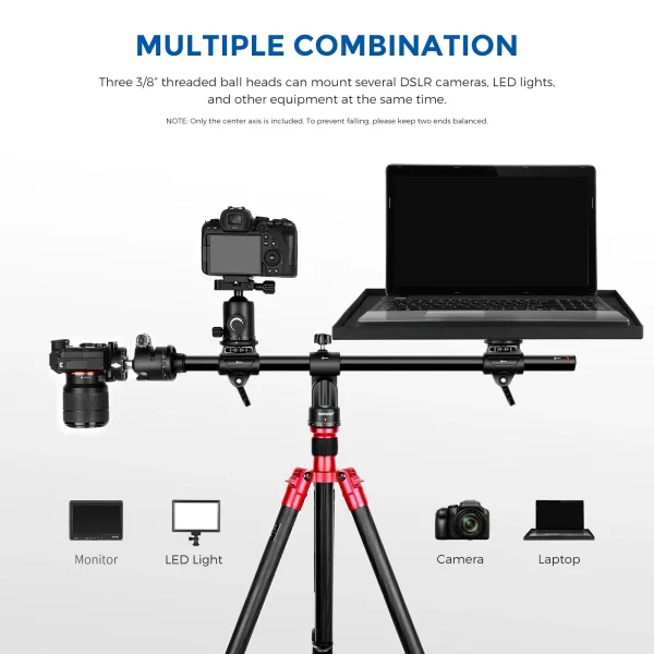 CABEZAL EJE CENTRALHORIZONTAL NEEWER NEEWER 62CM/76CM - Imagen 3