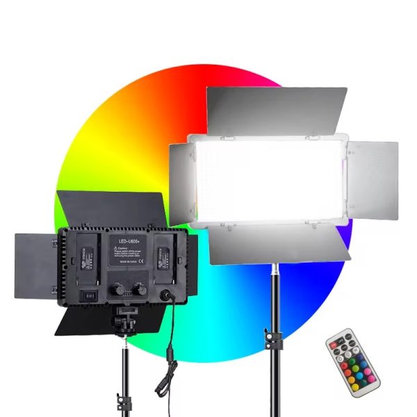 KIT FOCO RGB BATERÍA CARGADOR ATRIL Y FUENTE PODER (01943) - Imagen 8