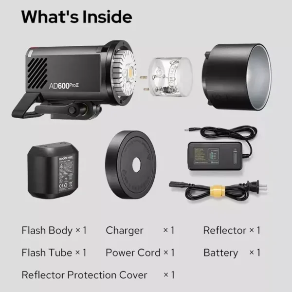 FLASH GODOX AD600PROII TTL HSS 2.4G - Imagen 3